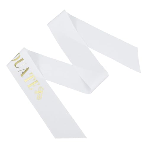 Mipcase Abschlussfeier-träger Graduierungspartei Requisiten Abschlussfeier Schärpe Junggesellenschärpe Grad Sash Studentenband Für Die Abschlussfeier Senior Sash Weiß Satin Mipcase Abschlussfeier-träger Graduierungspartei Requisiten Abschlussfeier Schärpe Junggesellenschärpe Grad Sash Studentenband Für Die Abschlussfeier Senior Sash Weiß Satin von Mipcase