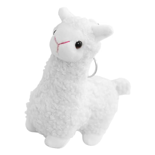 Mipcase Alpaka-Schlüsselanhänger kawaii schlüsselanhänger Weicher Alpaka Schlüsselanhänger für Rucksäcke Mini-Schafe Plüsch-Schlüsselanhänger kawaii kurzer Plüsch Weiß Mipcase Alpaka-Schlüsselanhänger kawaii schlüsselanhänger Weicher Alpaka Schlüsselanhänger für Rucksäcke Mini-Schafe Plüsch-Schlüsselanhänger kawaii kurzer Plüsch Weiß von Mipcase