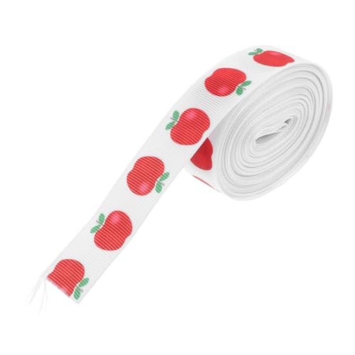 Mipcase Apple Schleifenband Breit Yards Rolle Bedrucktes Geschenkband für DIY Basteln Schuldekorationen Zurück zur Schule Abschlussfeier und Lehrertag Vielseitiges Dekorationsband Mipcase Apple Schleifenband Breit Yards Rolle Bedrucktes Geschenkband für DIY Basteln Schuldekorationen Zurück zur Schule Abschlussfeier und Lehrertag Vielseitiges Dekorationsband von Mipcase
