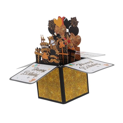 Mipcase Geburtstagskarte mit Handgeschnitztem Design aus Dickem Papier Kunstvolle Grußkarte mit Umschlag Personalisierbare Klappkarte für Männer Frauen Party und Tischdekoration Mipcase Geburtstagskarte mit Handgeschnitztem Design aus Dickem Papier Kunstvolle Grußkarte mit Umschlag Personalisierbare Klappkarte für Männer Frauen Party und Tischdekoration von Mipcase