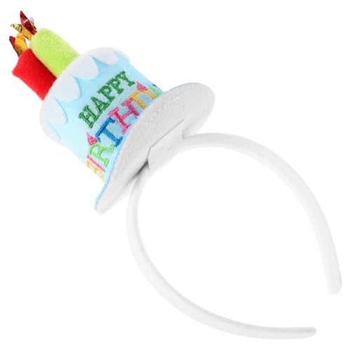 Mipcase Geburtstagstorte Stirnband Tiara für kleine Mädchen zubehör Karnevalszubehör Mädchen Stirnband alles zum geburtstag stirnbänder Party-Kopfbedeckung Stoff Himmelblau Mipcase Geburtstagstorte Stirnband Tiara für kleine Mädchen zubehör Karnevalszubehör Mädchen Stirnband alles zum geburtstag stirnbänder Party-Kopfbedeckung Stoff Himmelblau von Mipcase