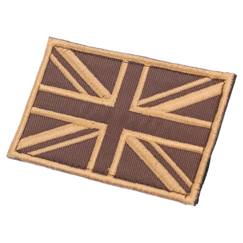 Mipcase Gestickte Aufnäher mit Britischer Flagge Patches für Kleidung Union Jack Applikationen für Jacken Hüte und Taschen Vielseitige und Langlebige Stoffaufkleber von Mipcase