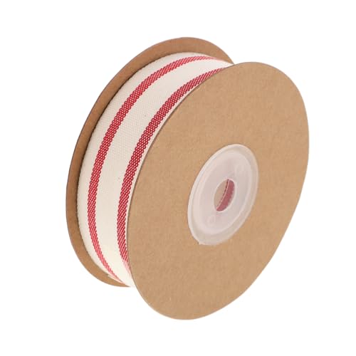 Mipcase Gestreiftes Baumwollband Breit Doppelseitig Gewebt Organisches Geschenkband für Basteln Geburtstags und Hochzeitsdekoration Natürliches Geschenkverpackungsband Weihnachtliches DIY Mipcase Gestreiftes Baumwollband Breit Doppelseitig Gewebt Organisches Geschenkband für Basteln Geburtstags und Hochzeitsdekoration Natürliches Geschenkverpackungsband Weihnachtliches DIY von Mipcase