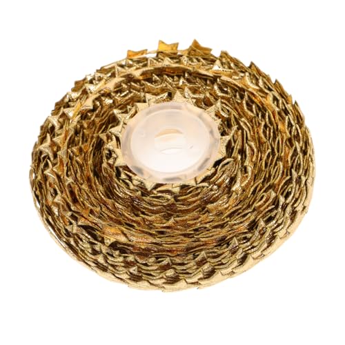 Mipcase Goldene Sternband Vielseitiges Dekoband für Hochzeit Geburtstag Party Tortendeko Einfach zu Schneiden Festliches Geschenkband Sternverzierung Mipcase Goldene Sternband Vielseitiges Dekoband für Hochzeit Geburtstag Party Tortendeko Einfach zu Schneiden Festliches Geschenkband Sternverzierung von Mipcase