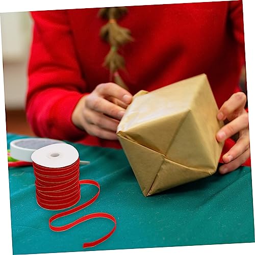 Mipcase Goldene Velours Geschenkband Weihnachtsdeko Schleifenband mit Glanzkante Festliches Bastelband für DIY Schleifen Geschenke Kränze und Tischdekoration Mipcase Goldene Velours Geschenkband Weihnachtsdeko Schleifenband mit Glanzkante Festliches Bastelband für DIY Schleifen Geschenke Kränze und Tischdekoration von Mipcase