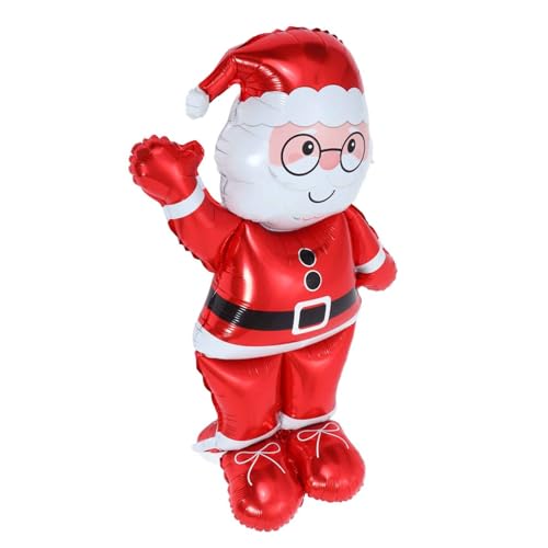 Mipcase Großer Stehender Weihnachtsmann Folienballon aus Aluminiumfolie Aufblasbarer Weihnachtsballon für Weihnachtsfeiern Partydeko Festliche Raumgestaltung Einfach Aufzubauen Mipcase Großer Stehender Weihnachtsmann Folienballon aus Aluminiumfolie Aufblasbarer Weihnachtsballon für Weihnachtsfeiern Partydeko Festliche Raumgestaltung Einfach Aufzubauen von Mipcase