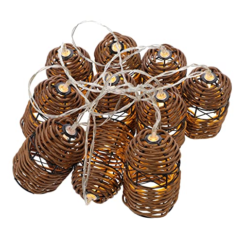 Mipcase Handgefertigte LED Lichterkette mit Simuliertem Rattan Warmweiß Dekorative Garten und Innenbeleuchtung Energiesparend Warmes Licht für Party und Wohnräume Mipcase Handgefertigte LED Lichterkette mit Simuliertem Rattan Warmweiß Dekorative Garten und Innenbeleuchtung Energiesparend Warmes Licht für Party und Wohnräume von Mipcase