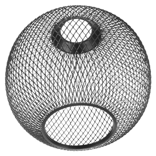 Mipcase Hohler Lampenschirm Aus Schmiedeeisen Nachttisch Lampenkäfig Stecker Schwarzes Anhängerlicht Quaste Draht Hängelampenschirm Mesh-lampe Hängender Glühbirnenkäfigschutz Weiß Black Mipcase Hohler Lampenschirm Aus Schmiedeeisen Nachttisch Lampenkäfig Stecker Schwarzes Anhängerlicht Quaste Draht Hängelampenschirm Mesh-lampe Hängender Glühbirnenkäfigschutz Weiß Black von Mipcase