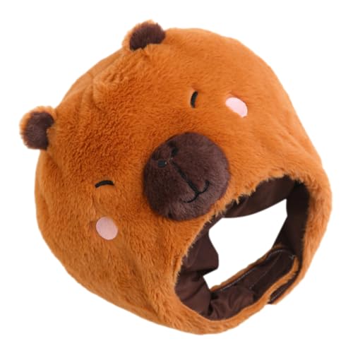 Mipcase Kuscheliger Plüsch Wasserschwein Kostümhut Weicher PP Baumwollstoff Bequeme Passform für Damen und Jugendliche als Party und Halloween Accessoire Praktischer Foto Requisit Mipcase Kuscheliger Plüsch Wasserschwein Kostümhut Weicher PP Baumwollstoff Bequeme Passform für Damen und Jugendliche als Party und Halloween Accessoire Praktischer Foto Requisit von Mipcase