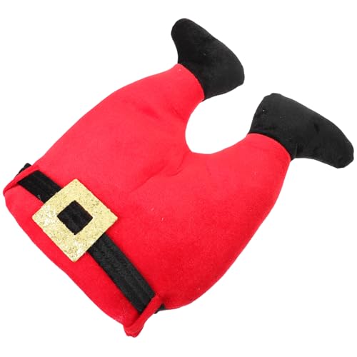Mipcase Lustige Weihnachtsmütze Erwachsene Kreative Santa Pants Mütze aus Atmungsaktivem Material Partyhut für Weihnachtsfeier Fotorequisiten Komfortabel und Strapazierfähig Perfektes von Mipcase