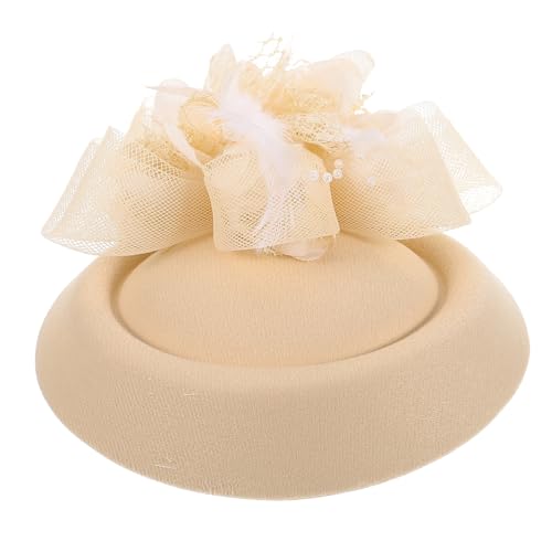 Mipcase Mini Hut Haarspange Mit Kunstblume Und Feder Eleganter Fascinator Für Hochzeiten Teepartys Und Besondere Anlässe Leicht Und Bequem Zu Tragen von Mipcase