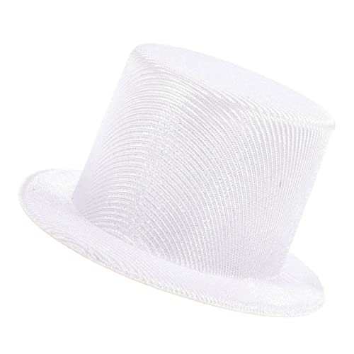 Mipcase Miniatur Schneemann Hüte für Basteln Leichter Langlebig DIY Puppendeko Kleines Partyhut Accessoire Geeignet für Weihnachtsdeko Geburtstagsfeiern Hochzeiten Weiß von Mipcase