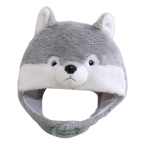 Mipcase Niedlicher Plüsch Hundehut für Damen und Herren Lustige Hundekopfbedeckung für Partys Cosplay und Foto Requisiten Weiches und Sicheres Material für Kreative Mipcase Niedlicher Plüsch Hundehut für Damen und Herren Lustige Hundekopfbedeckung für Partys Cosplay und Foto Requisiten Weiches und Sicheres Material für Kreative von Mipcase
