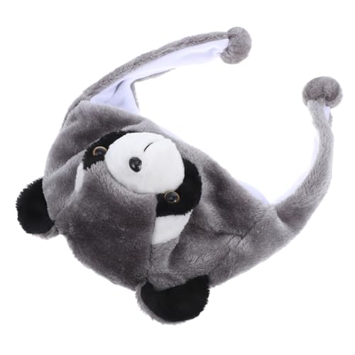 Mipcase Plüsch Waschbär Mütze mit Ohrenschutz Weicher Warmer Winterhut Unisex Erwachsene Karneval Kostüm Party Fotoaccessoire Einheitsgröße Mipcase Plüsch Waschbär Mütze mit Ohrenschutz Weicher Warmer Winterhut Unisex Erwachsene Karneval Kostüm Party Fotoaccessoire Einheitsgröße von Mipcase
