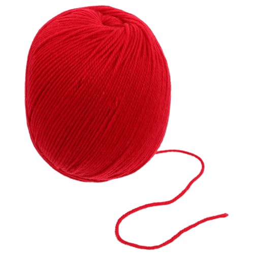 Mipcase Rotes Merinowolle Garn Weich und Langlebig zum Stricken und Häkeln für Babykleidung Schmuck Decken und DIY Handarbeitsprojekte Maschinenwaschbar Vielseitig Einsetzbar von Mipcase