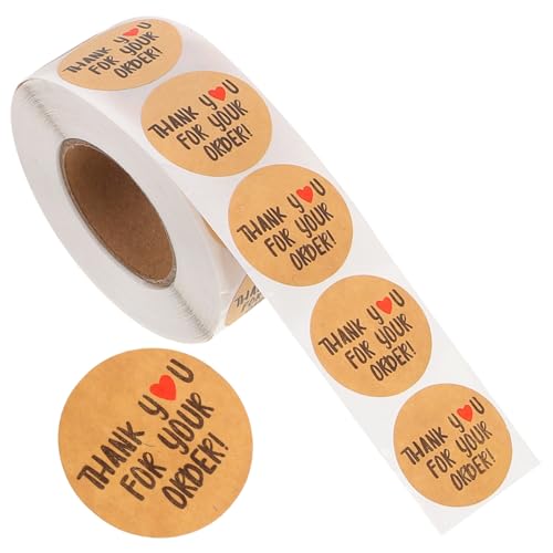 Mipcase Runde Klebeetiketten Selbstklebend Dankeschön Sticker Geschenkaufkleber für Haushalt Partytüten Geschenkanhänger als Business Supplies und Happy Year Tags Mipcase Runde Klebeetiketten Selbstklebend Dankeschön Sticker Geschenkaufkleber für Haushalt Partytüten Geschenkanhänger als Business Supplies und Happy Year Tags von Mipcase
