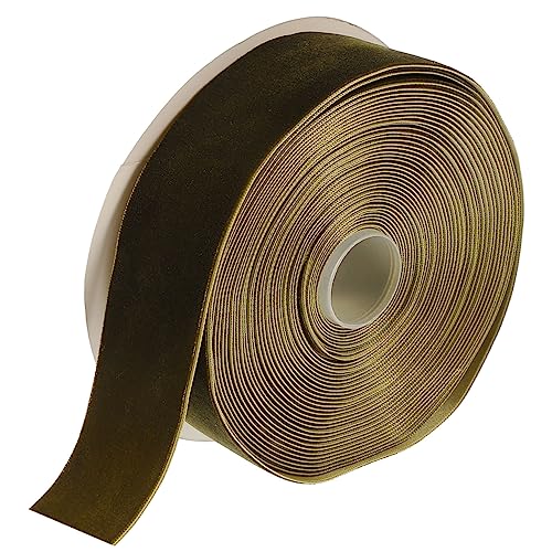 Mipcase Samtband Geschenkband DIY Geschenkverpackung Schleifenband Weiches Langlebiges Geschenkband für Party Dekoration Bastelprojekte Kleidung und Haaraccessoires Grün von Mipcase
