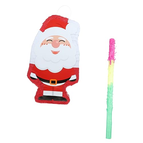 Mipcase Santa Clause Pinata mit Schlagstab Farbenfrohe Weihnachts Deko für Kinderparty Befüllbar mit Süßigkeiten und Kleinen Geschenken als Lustiges Spiel und Tischdeko Weihnachten Mipcase Santa Clause Pinata mit Schlagstab Farbenfrohe Weihnachts Deko für Kinderparty Befüllbar mit Süßigkeiten und Kleinen Geschenken als Lustiges Spiel und Tischdeko Weihnachten von Mipcase