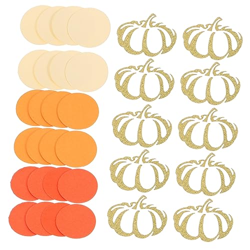 Mipcase Thanksgiving Party Konfetti Papier Pumpkin Form Streudeko Tischdeko Herbst Erntedankfest Partydeko für Restaurants Hotels und Feiern Mipcase Thanksgiving Party Konfetti Papier Pumpkin Form Streudeko Tischdeko Herbst Erntedankfest Partydeko für Restaurants Hotels und Feiern von Mipcase