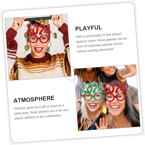 Mipcase Weihnachtliche Brillenrahmen Partybrille Weihnachtsdeko Erwachsene Komfortabler Rahmen Wiederverwendbar Festliche Fotorequisite für Weihnachtsfeier Mipcase Weihnachtliche Brillenrahmen Partybrille Weihnachtsdeko Erwachsene Komfortabler Rahmen Wiederverwendbar Festliche Fotorequisite für Weihnachtsfeier von Mipcase