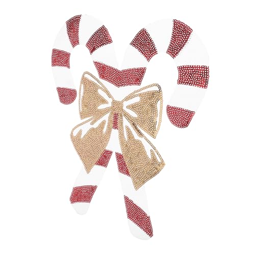 Mipcase Weihnachtliche Candy Cane Pailletten Aufnäher Bestickte Weihnachtsflicken für Kleidung Taschen und Hüte zum Aufbügeln oder Annähen Verspieltes Design für Festliche Dekoration Mipcase Weihnachtliche Candy Cane Pailletten Aufnäher Bestickte Weihnachtsflicken für Kleidung Taschen und Hüte zum Aufbügeln oder Annähen Verspieltes Design für Festliche Dekoration von Mipcase