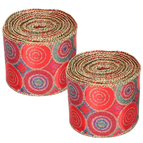 Mipcase Weihnachtliches Geschenkband Breit Bedrucktes Karomuster mit Goldener Prägung DIY Bastelband Verschleißfest Vielseitig für Geschenkverpackung Tischdekoration und Weihnachtsbaum Mipcase Weihnachtliches Geschenkband Breit Bedrucktes Karomuster mit Goldener Prägung DIY Bastelband Verschleißfest Vielseitig für Geschenkverpackung Tischdekoration und Weihnachtsbaum von Mipcase