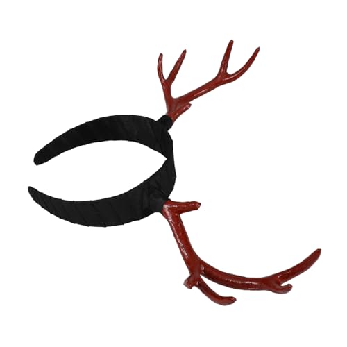 Mipcase Weihnachtliches Rentier Geweih Stirnband Flexibles Bequemes Haarreif Kostüm Accessoire für Erwachsene und Teens Vielseitiger Party und Cosplay Kopfschmuck Rotes Festliches Design Mipcase Weihnachtliches Rentier Geweih Stirnband Flexibles Bequemes Haarreif Kostüm Accessoire für Erwachsene und Teens Vielseitiger Party und Cosplay Kopfschmuck Rotes Festliches Design von Mipcase