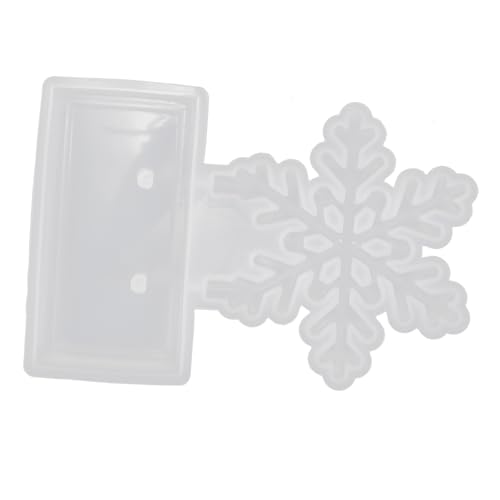 Mipcase Weihnachts Silikonform Schneeflocke für DIY Ornamente Epoxidharz Gießform Wiederverwendbar Einfach zu Entformen für Weihnachtsdeko Party und Hochzeitsdekorationen von Mipcase