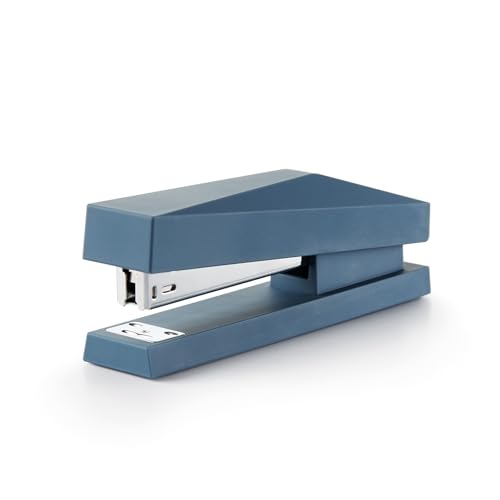 Miquelrius - Stapler, Staple Compatible 24/6, Size 122 x 60 x 76,5 mm, Capacity Up to 20 Sheets, Colour Blue von Miquelrius