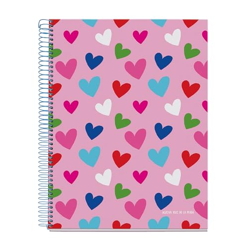 Miquelrius A4-Notizbuch, liniert, 7 mm, Hardcover, A4-Notizbuch mit 120 mikroperforierten Blättern, A4-Notizbuch mit 4 Farben zum Organisieren, extra blickdichtes Papier 70 g/m², 4 Löcher zum Abheften Miquelrius A4-Notizbuch, liniert, 7 mm, Hardcover, A4-Notizbuch mit 120 mikroperforierten Blättern, A4-Notizbuch mit 4 Farben zum Organisieren, extra blickdichtes Papier 70 g/m², 4 Löcher zum Abheften von Miquelrius
