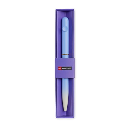 Miquelrius Farbverlaufs-Kugelschreiber lila Tinte blau von Miquelrius