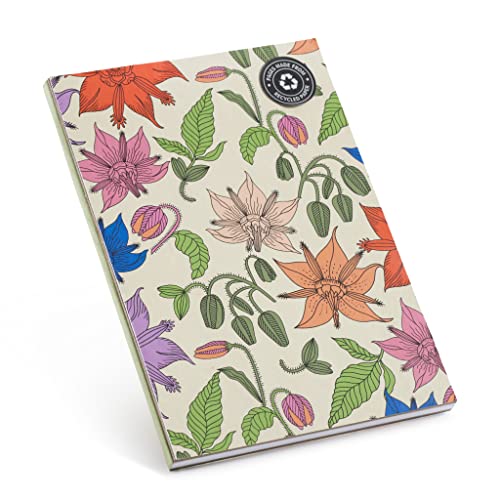 Miquelrius - Recyceltes Notizbuch A5, gepunktet, 50 Blatt à 80 g/m², geklebt, fester Einband, Vintage-Lilie-Kollektion, Blumen Miquelrius - Recyceltes Notizbuch A5, gepunktet, 50 Blatt à 80 g/m², geklebt, fester Einband, Vintage-Lilie-Kollektion, Blumen von Miquelrius