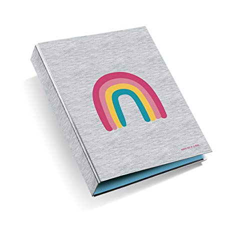 Miquelrius Ringbuch - Design BRIGHT, DIN A4, 4 D-Ringe 40 mm, Hartpappe von Miquelrius