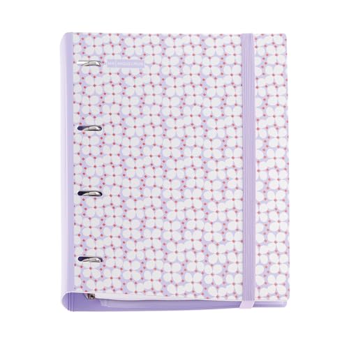 Miquelrius - Ringbuch aus Polyfoam-Kunststoff, Ringbuch A4, inklusive 100 karierten Blättern + 4 Trennblättern + 1 Umschlag aus Polypropylen, Ringbuch mit 4 Ringen mit Gummiverschluss Miquelrius - Ringbuch aus Polyfoam-Kunststoff, Ringbuch A4, inklusive 100 karierten Blättern + 4 Trennblättern + 1 Umschlag aus Polypropylen, Ringbuch mit 4 Ringen mit Gummiverschluss von Miquelrius