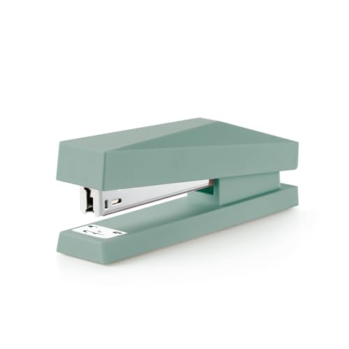 Miquelrius - Stapler, Staple Compatible 24/6, Size 122 x 60 x 76,5 mm, Capacity Up to 20 Sheets, Colour Green von Miquelrius