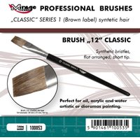 Brush Flat - Classic Series 1 - Size 12 von Mirage Hobby
