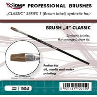 Brush Flat - Classic Series 1 - Size 4 von Mirage Hobby