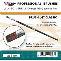 Brush Flat - Classic Series 2 - Size 4 von Mirage Hobby