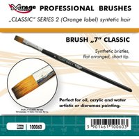 Brush Flat - Classic Series 2 - Size 7 von Mirage Hobby