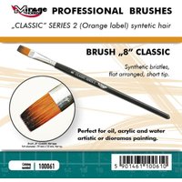 Brush Flat - Classic Series 2 - Size 8 von Mirage Hobby