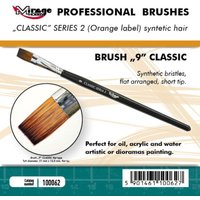 Brush Flat - Classic Series 2 - Size 9 von Mirage Hobby