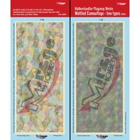 Halberstadt Mottled Camouflage two types (WW1) von Mirage Hobby