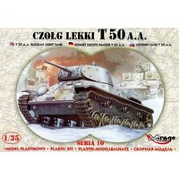 Leichter Panzer T 50 A.A mit Fotoätzteilen von Mirage Hobby