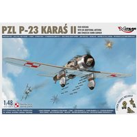 PZL P-23 KARAS II,1939 - Version with an Additional Antenna von Mirage Hobby