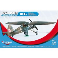 PZL P.11c Fighter Aircraft Polish Air Force (KIT+) von Mirage Hobby