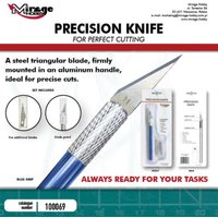 Precision Knife + 5 blades (BLUE) von Mirage Hobby