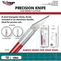 Precision Knife + 5 blades (RED) von Mirage Hobby