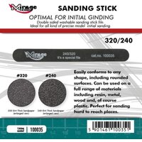 Sanding Stick Double Grid 240/320 von Mirage Hobby
