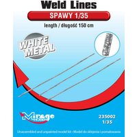 Weld Lines sc.1/35 Length:150cm (White Metal) von Mirage Hobby