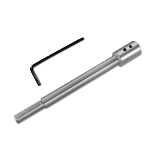 Bohrer Verlängerung, Extra Lang Verlängerung 169mm für Forstnerbohrer mit 3/8" Schaft Verlängerung für Flachfräsbohrer Professional Verlängerung für Besonders Tiefe Bohr und Fräsarbeiten Durchbrüche Bohrer Verlängerung, Extra Lang Verlängerung 169mm für Forstnerbohrer mit 3/8" Schaft Verlängerung für Flachfräsbohrer Professional Verlängerung für Besonders Tiefe Bohr und Fräsarbeiten Durchbrüche von Mirrwin